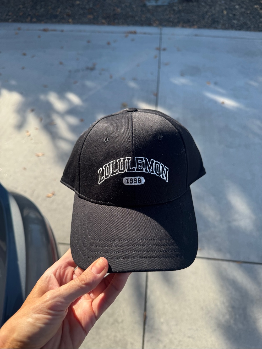 lululemon athletica' Black Baseball Cap - 1998 Logo
